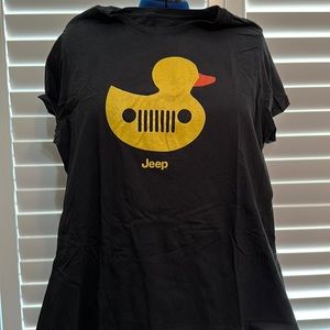 Jeep duck tee, matching men’s tee listed too